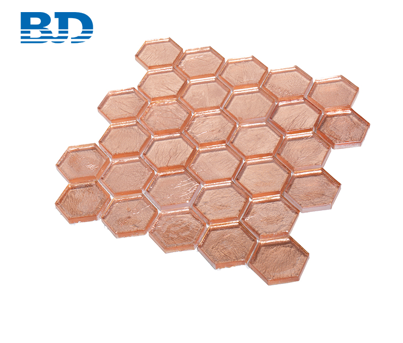 Honeycomb Glass Mosaic (Copper)