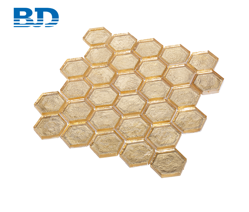 Honeycomb Glass Mosaic (Copper)