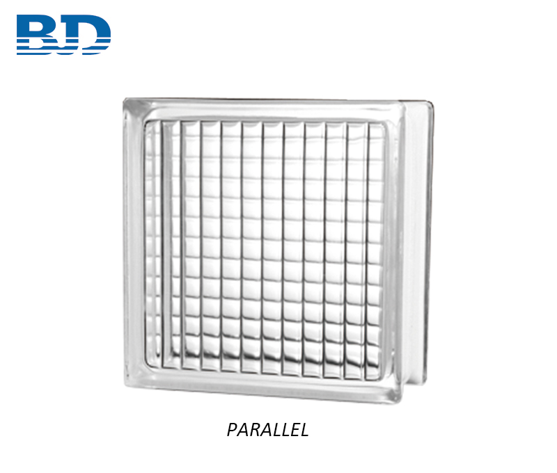 Parallel Line Glass Block