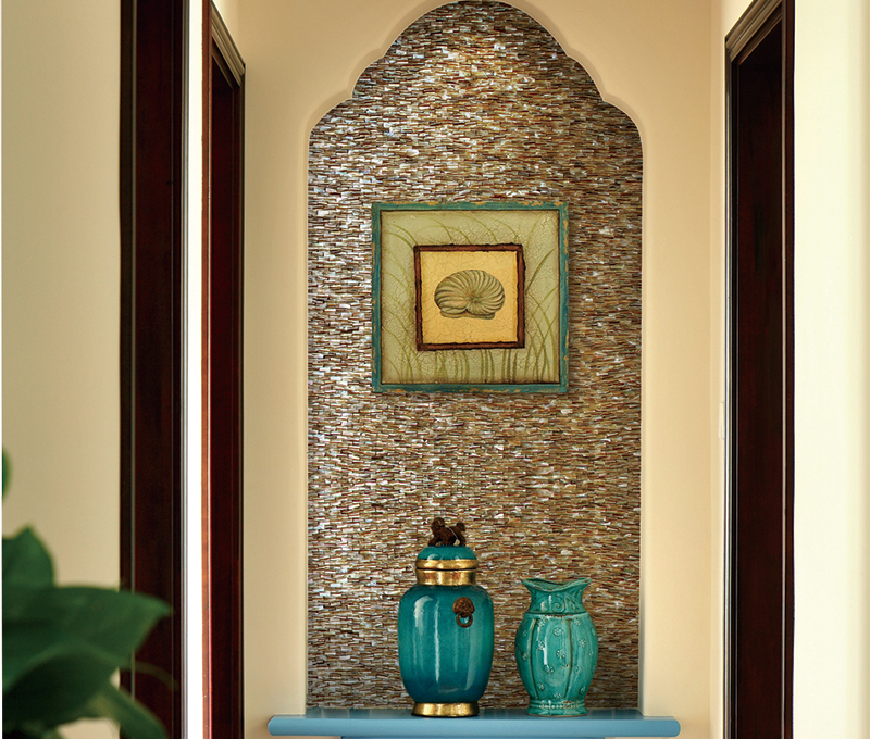 Freshwater Tendon Seashell Mosaic Tile