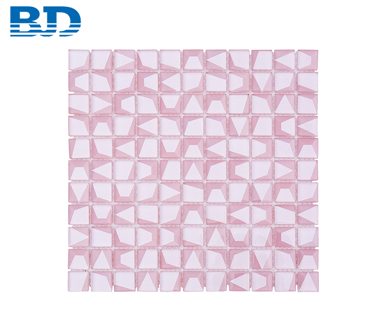3D Edition Glass Mosaic (Pink)