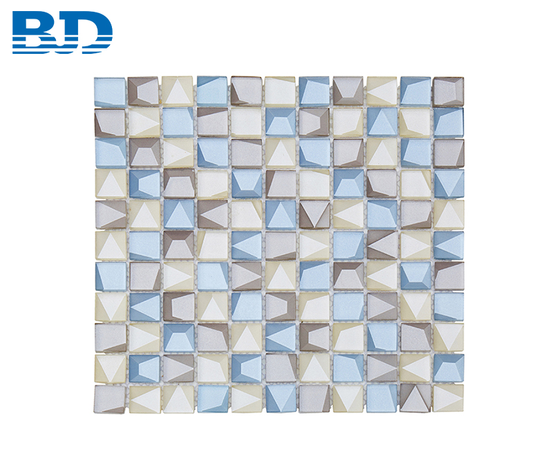 Crystal glass mosaic tile
