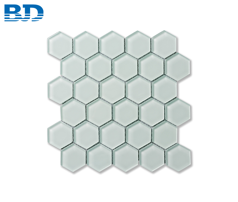 Hexagon Glass Mosaic