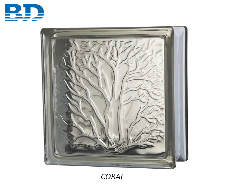 Coral Glass Block