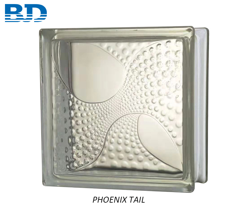 Phoenix Tail Glass Block