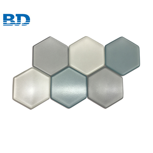 The Applications of Hexagon Glass Mosaic in Bathroom Space