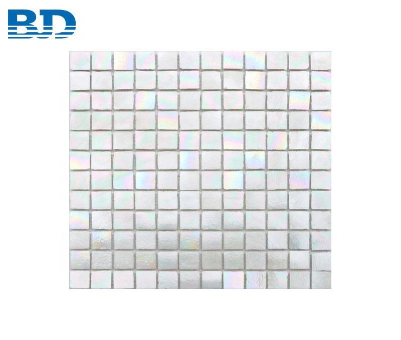 Iridescent Square Glass Mosaic
